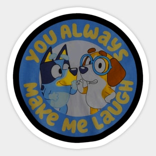 make me laugh Sticker